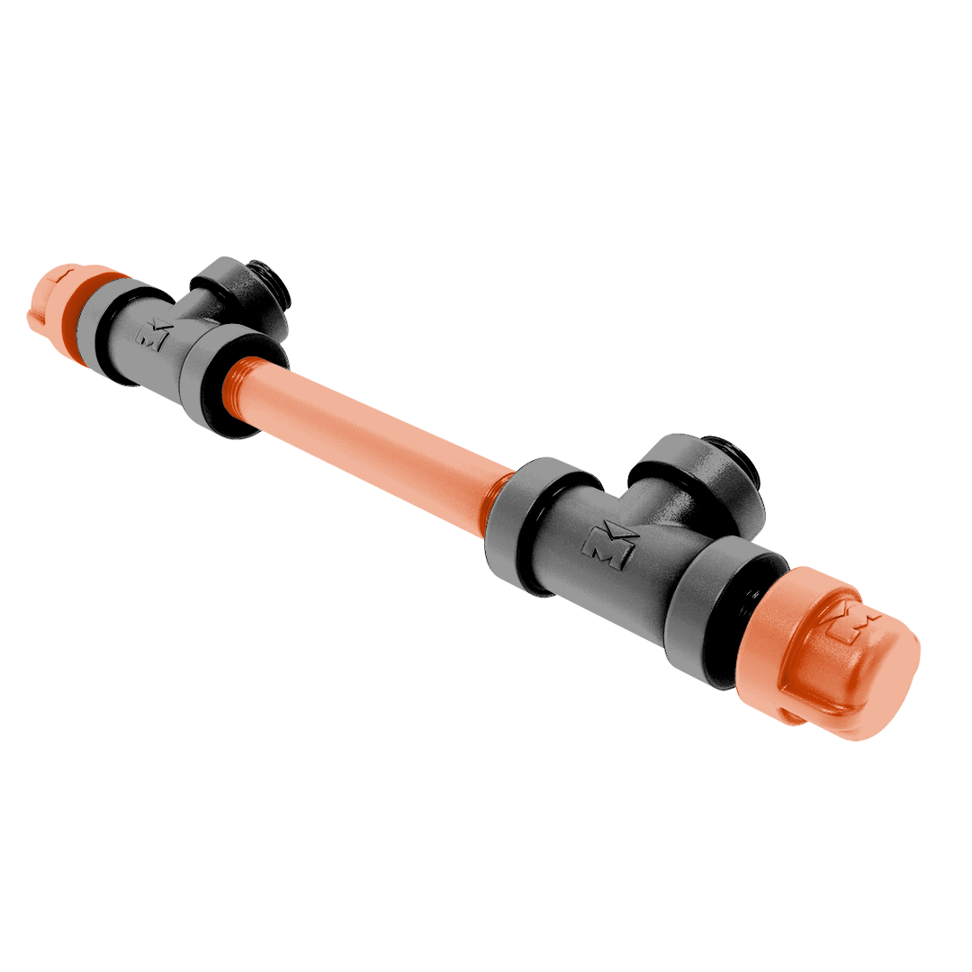 Collegiate Collection 7 Inch Overall Cabinet Pull Corvallis Orange and Black Edition