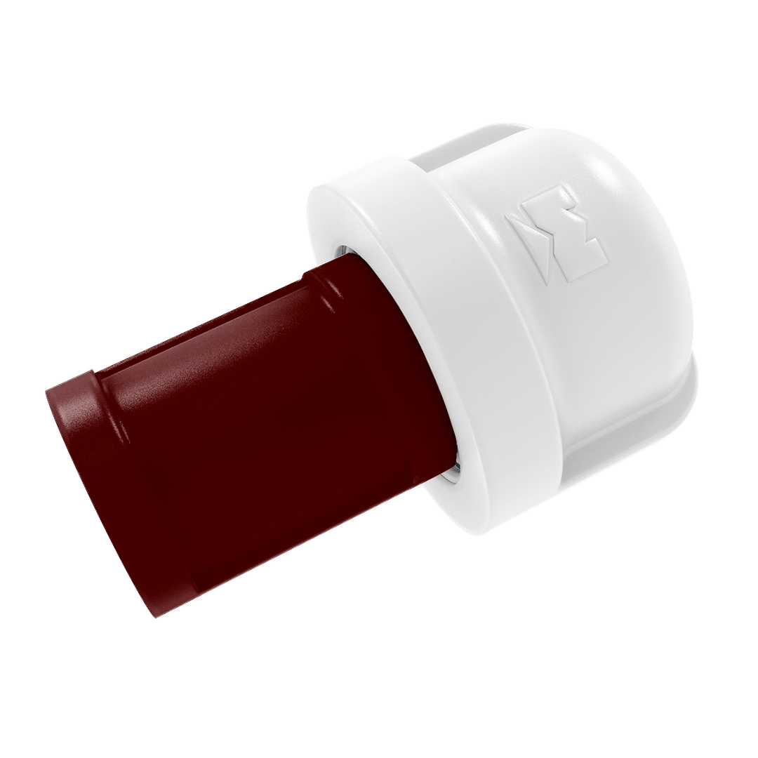 Collegiate Collection 1 Inch Cabinet Knob College Station Maroon and White Edition