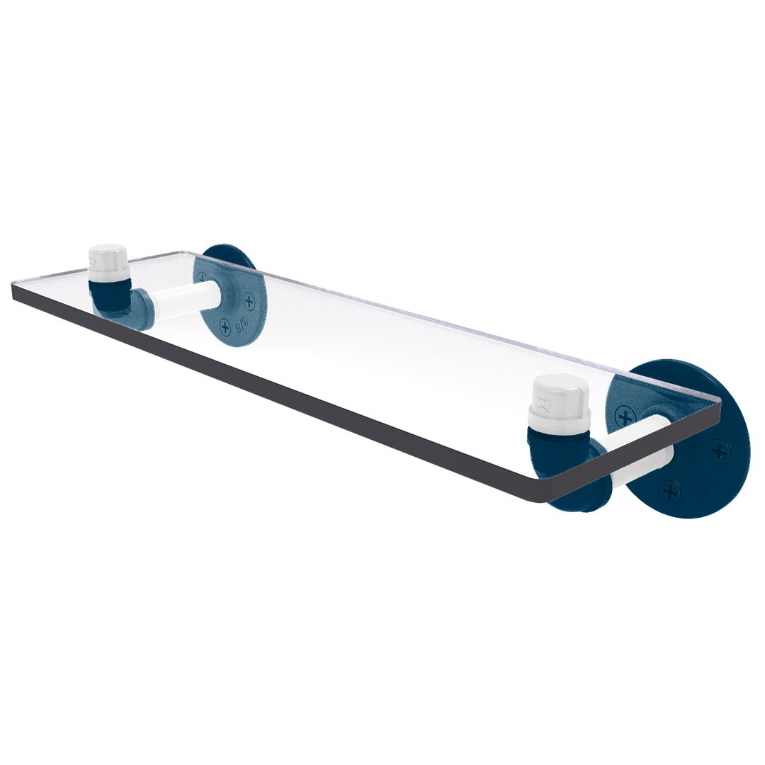 Collegiate Collection Glass Shelf Hartford Blue and White Edition