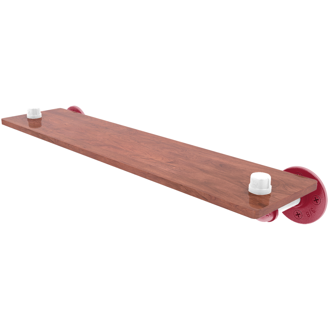 Collegiate Collection Wood Shelf Tidewater Red and White Edition