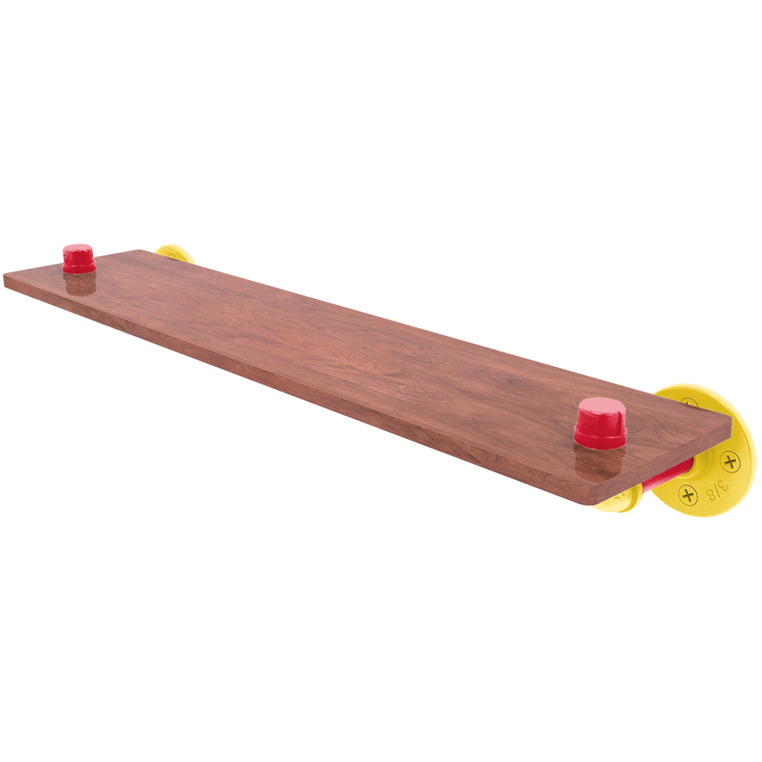 Collegiate Collection Wood Shelf Chesapeake Red Black and Gold Edition