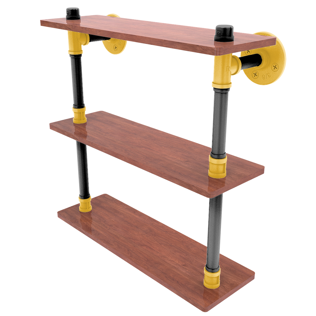 Collegiate Collection Wood Triple Shelf Show-Me State Game Day Edition