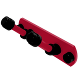 Collegiate Collection 2 Position Multi Hook Athens Red and Black Edition