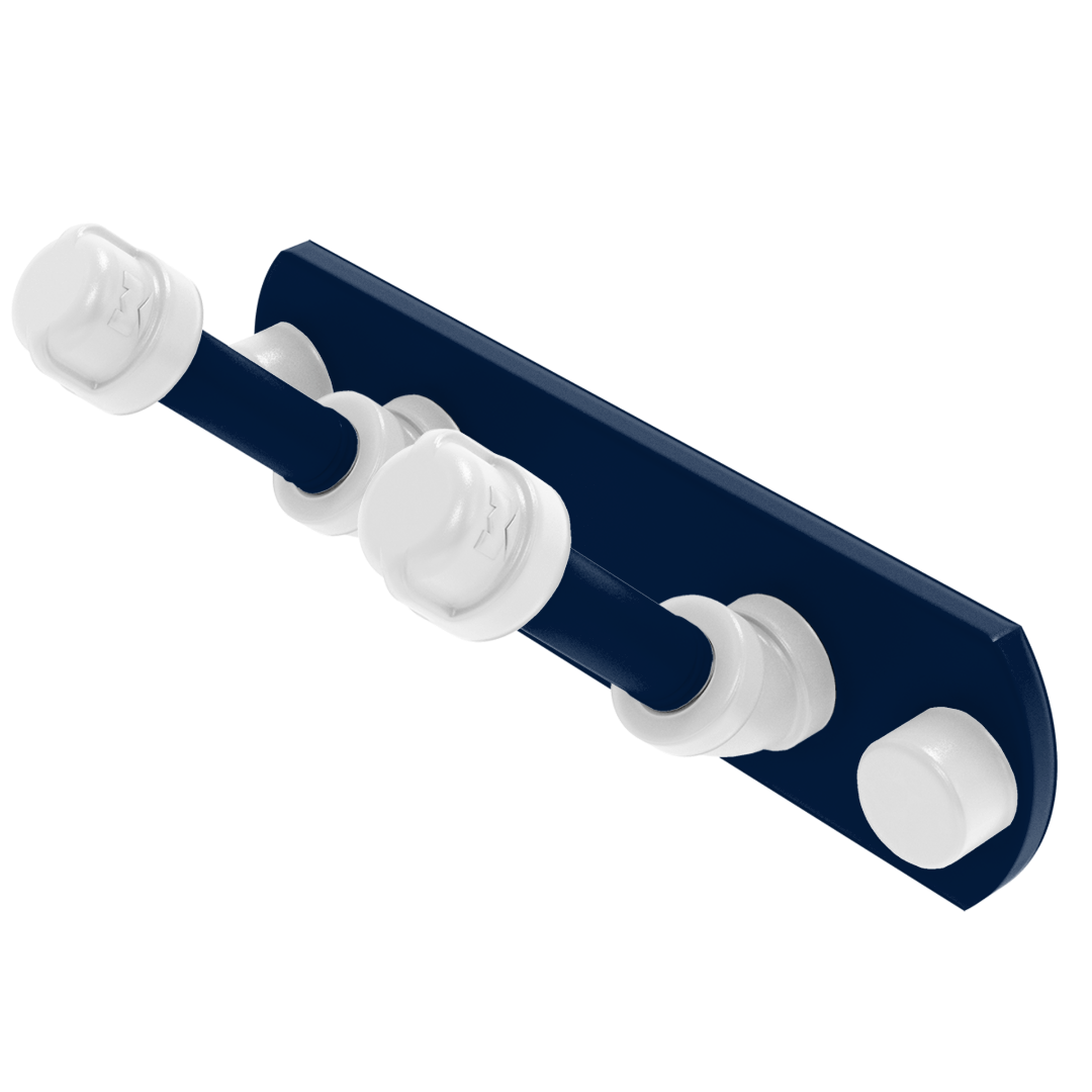 Collegiate Collection 2 Position Multi Hook Keystone State Blue and White Edition