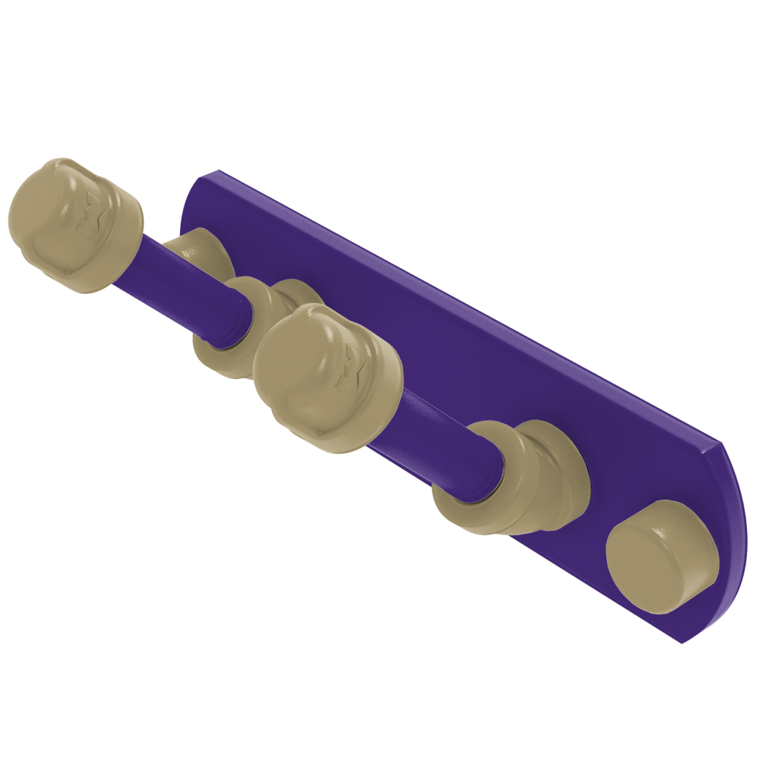 Collegiate Collection 2 Position Multi Hook Seattle Purple and Gold Edition