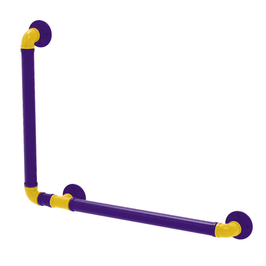 Collegiate Collection 90 Degree Grab Bar Left Hand Bayou Bold Edition