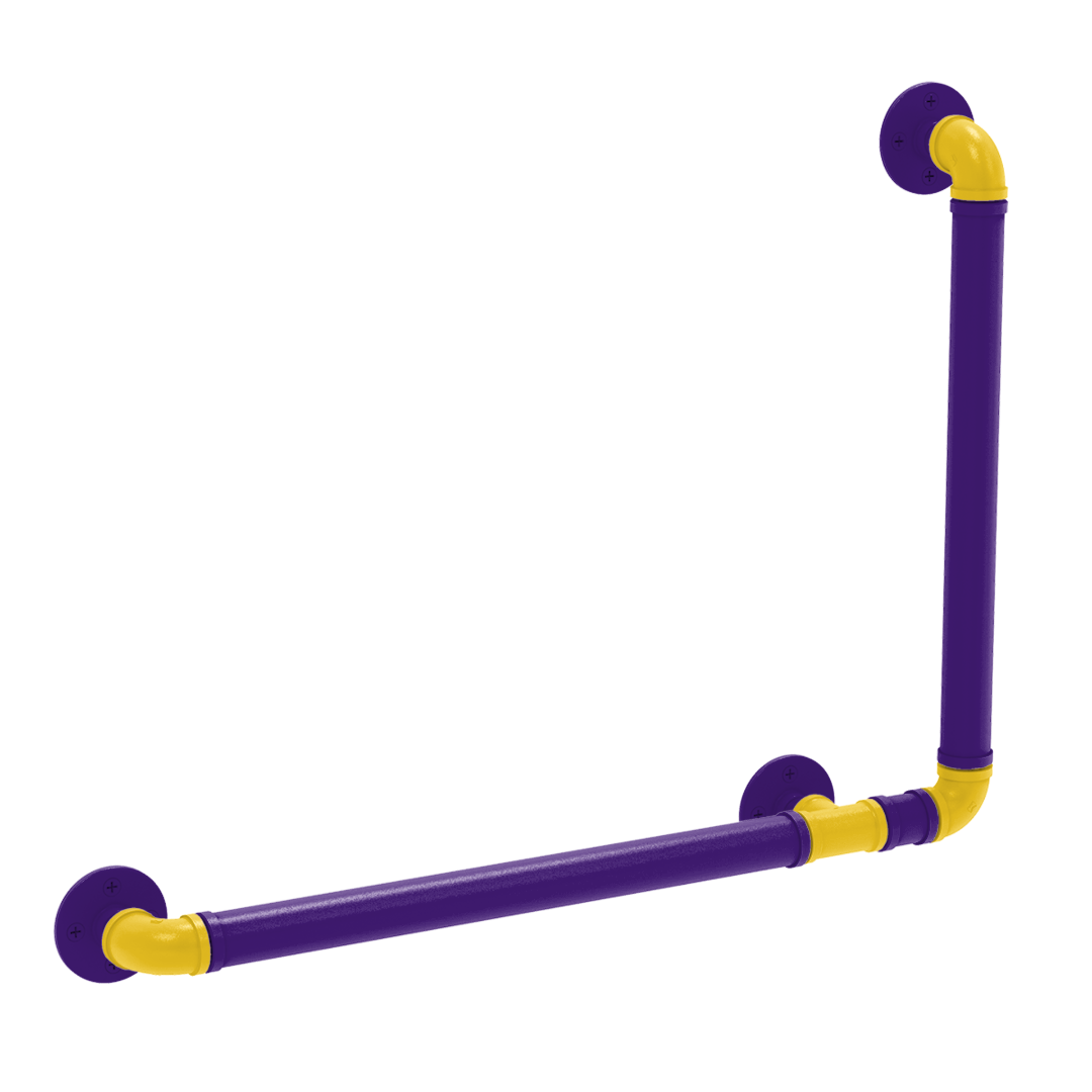 Collegiate Collection 90 Degree Grab Bar Right Hand Bayou Bold Edition