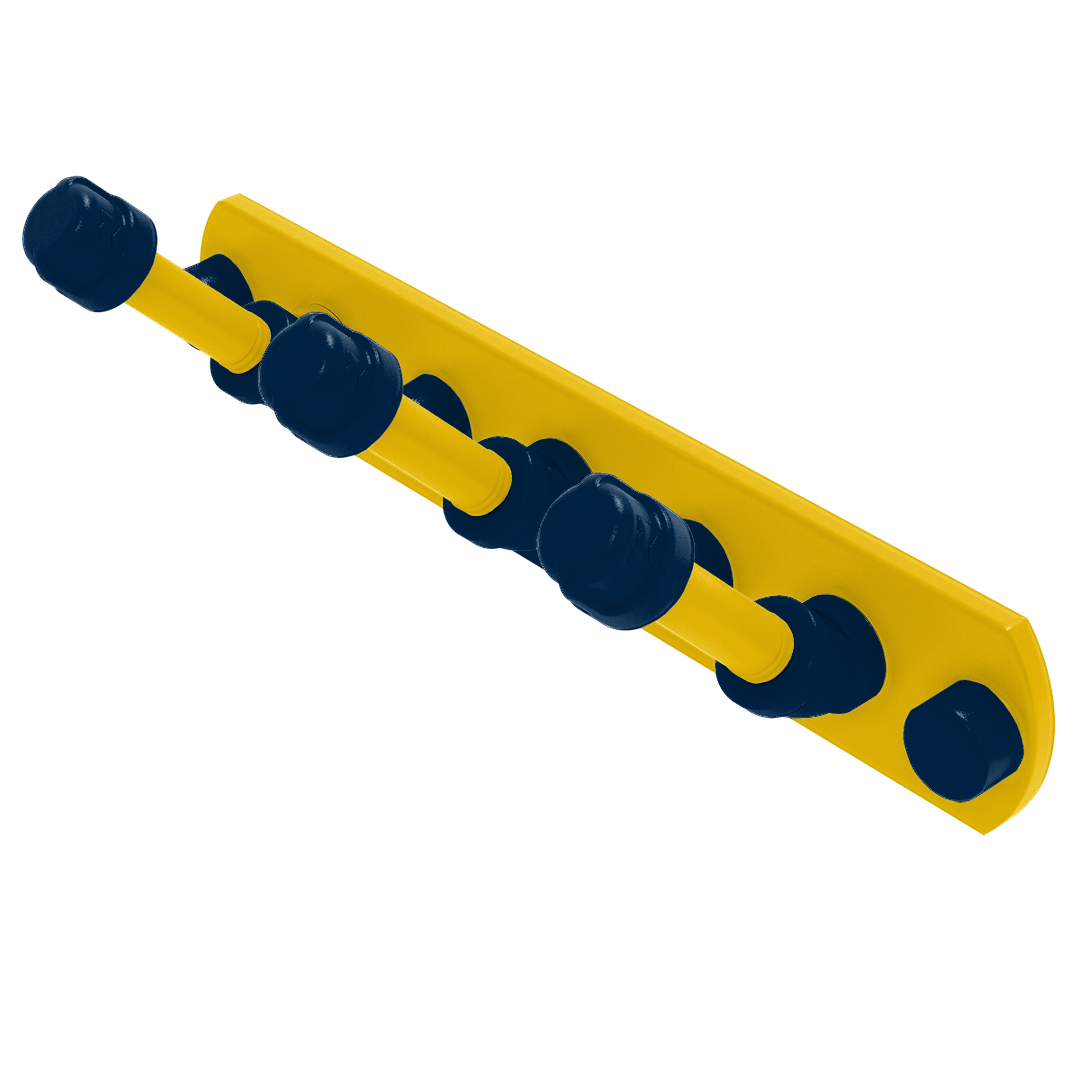 Collegiate Collection 3 Position Multi Hook Great Lakes Maize and Blue Edition