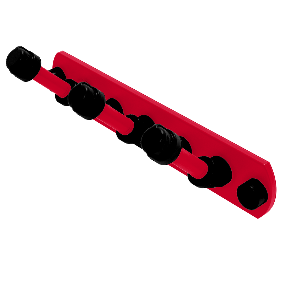 Collegiate Collection 3 Position Multi Hook Cincy Red and Black Edition