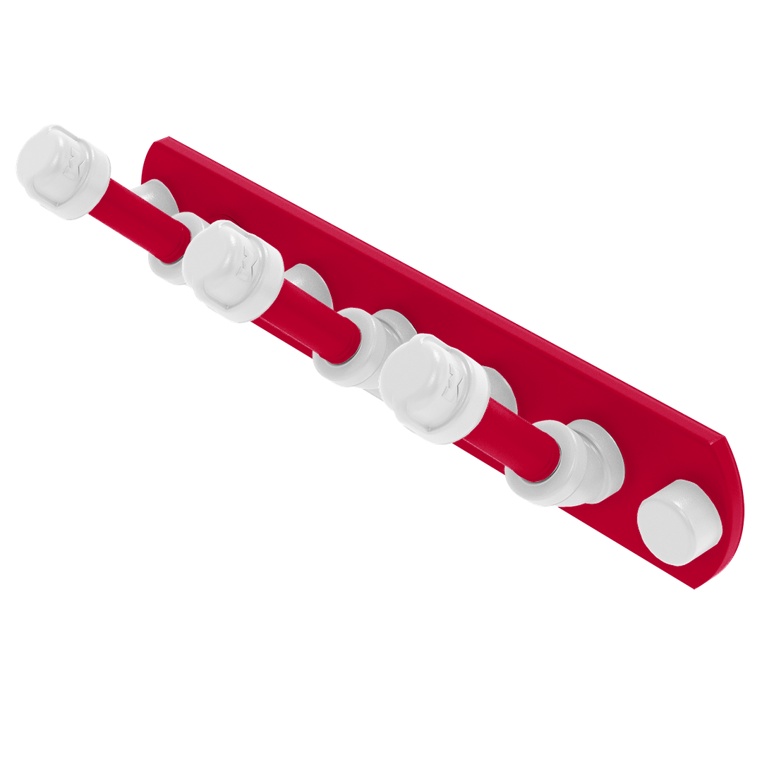 Collegiate Collection 3 Position Multi Hook Salt Lake Red and White Edition