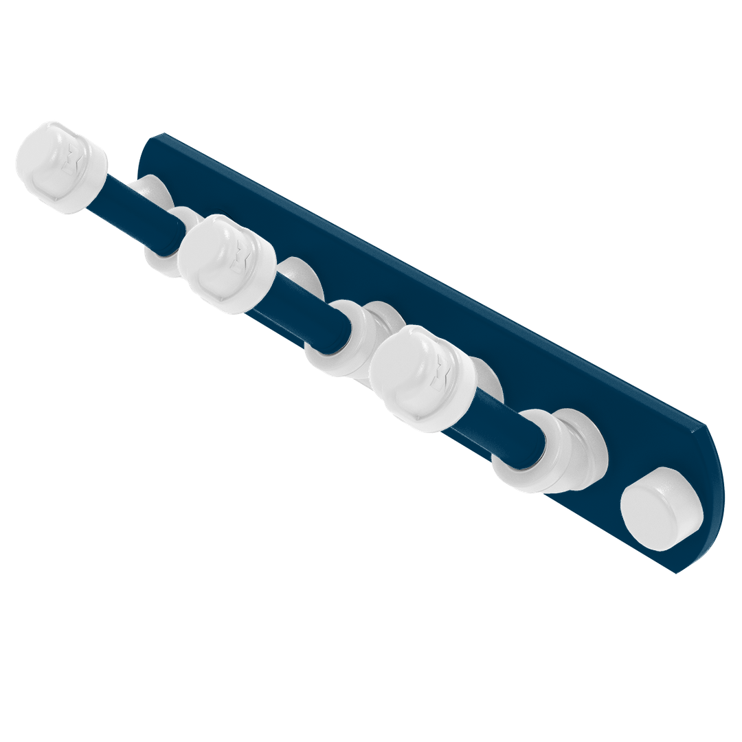 Collegiate Collection 3 Position Multi Hook Hartford Blue and White Edition