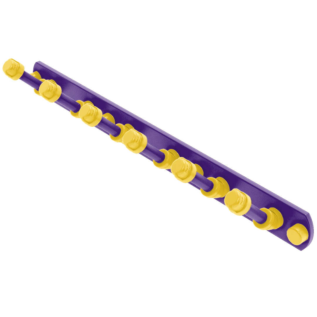 Collegiate Collection 6 Position Tie and Belt Rack Bayou Bold Edition