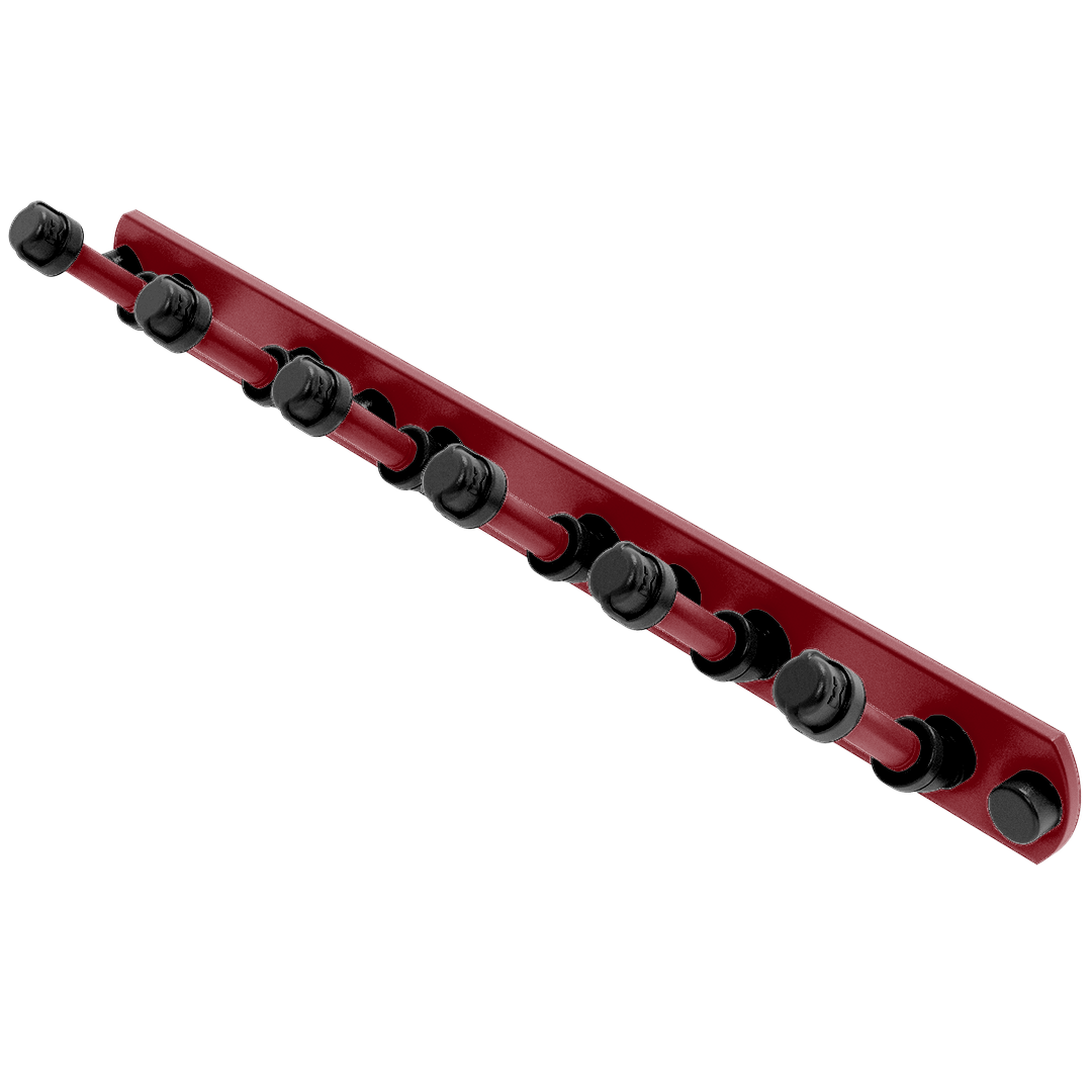 Collegiate Collection 6 Position Tie and Belt Rack Columbia Garnet and Black Edition