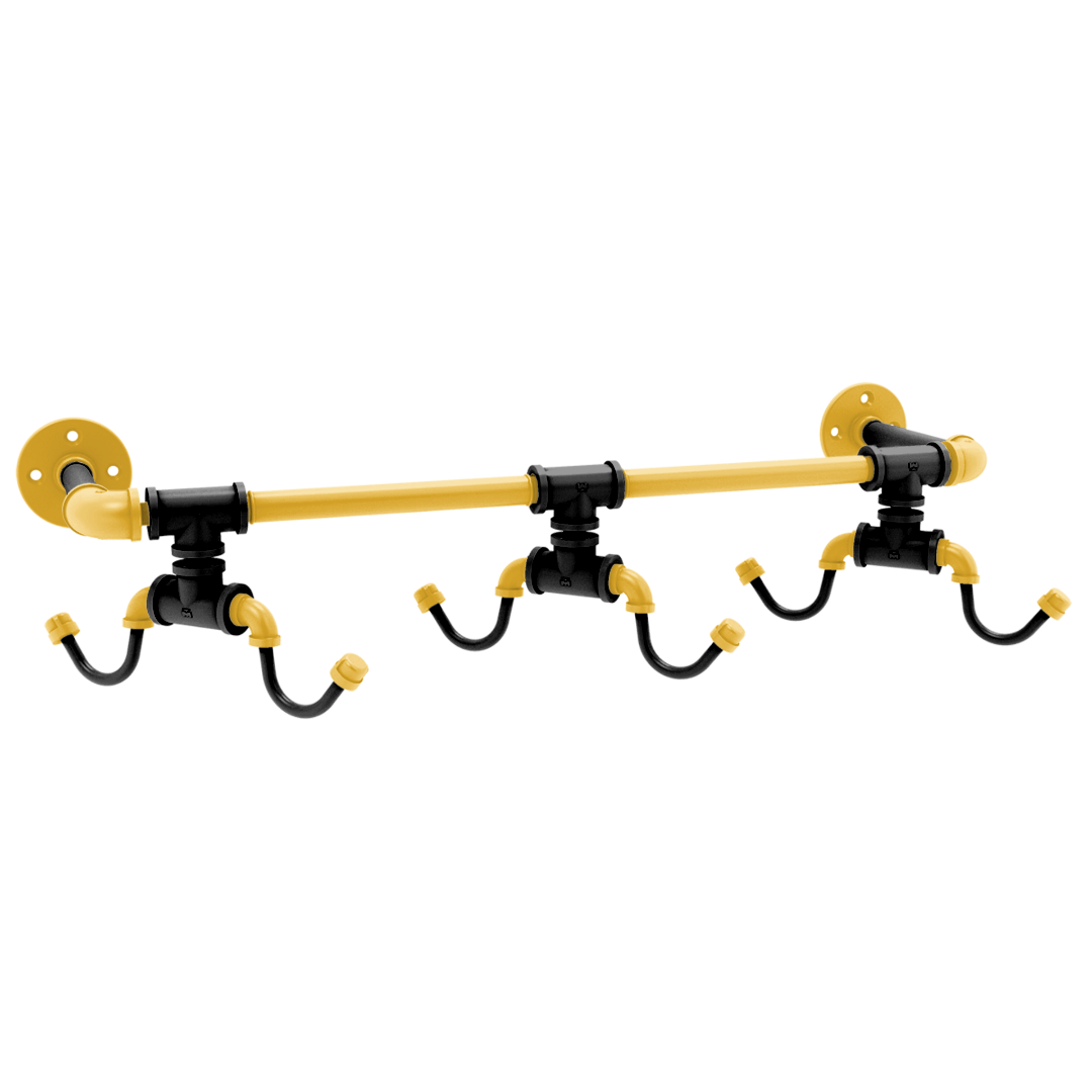 Collegiate Collection Wall Mounted 6 Coffee Mug Rack Show-Me State Game Day Edition