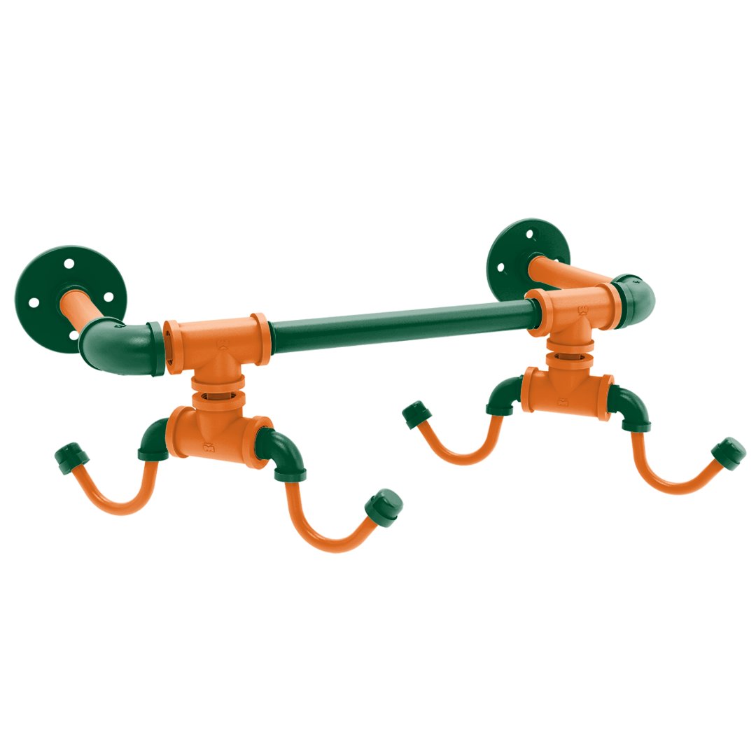 Collegiate Collection Wall Mounted 4 Coffee Mug Rack South Beach Game Day Edition