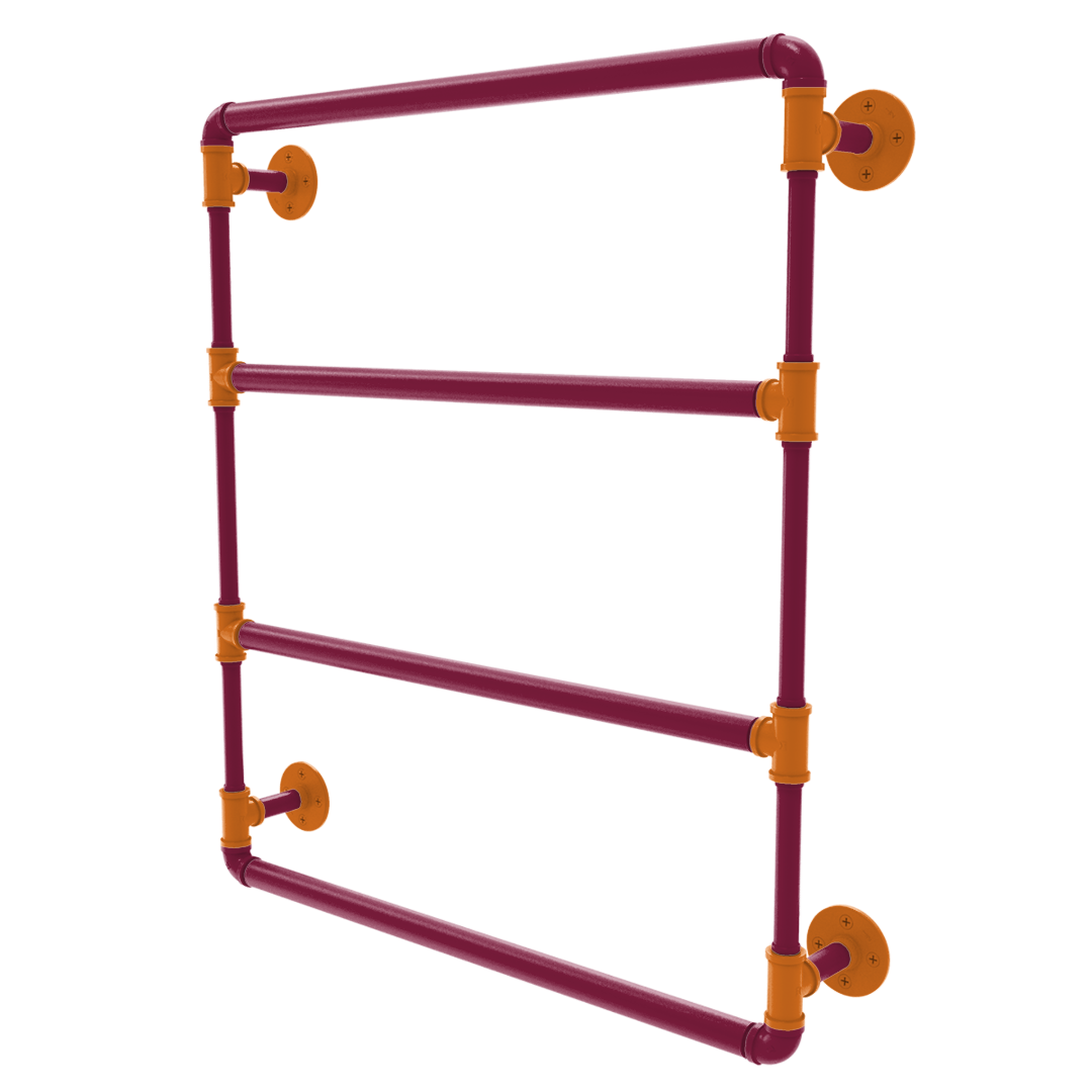 Collegiate Collection Wall Mounted Ladder Towel Bar Blacksburg Game Day Edition