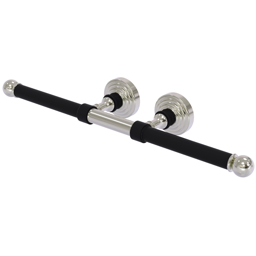 Waverly Place Collection Double Roll Toilet Tissue Holder Combination Finishes