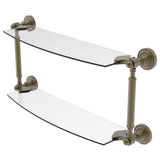 Dottingham Collection Two Tiered Glass Shelf