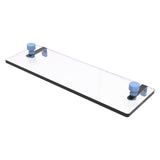 Foxtrot Collection Glass Vanity Shelf with Beveled Edges