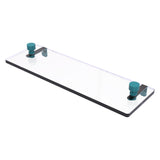 Foxtrot Collection Glass Vanity Shelf with Beveled Edges