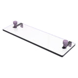 Foxtrot Collection Glass Vanity Shelf with Beveled Edges
