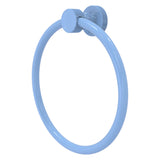 Foxtrot Collection 6 Inch Round Towel Ring - Solid Brass Wall Mount