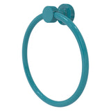 Foxtrot Collection 6 Inch Round Towel Ring - Solid Brass Wall Mount