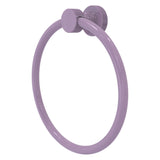Foxtrot Collection 6 Inch Round Towel Ring - Solid Brass Wall Mount