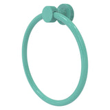 Foxtrot Collection 6 Inch Round Towel Ring - Solid Brass Wall Mount