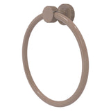 Foxtrot Collection 6 Inch Round Towel Ring - Solid Brass Wall Mount