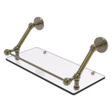 Prestige Skyline Floating Glass Shelf with Gallery Rail