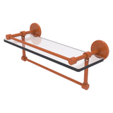 Prestige Skyline Collection Gallery Glass Shelf with Towel Bar