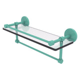 Prestige Skyline Collection Gallery Glass Shelf with Towel Bar