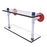 Patriotic Pipeline Collection Double Glass Shelf