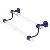 Pacific Beach Collection Double Towel Bar with Dotted Accents