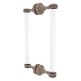 Pacific Grove Collection Back to Back Shower Door Pull with Dotted Accents