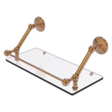 Prestige Monte Carlo Floating Glass Shelf with Gallery Rail