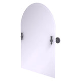 Frameless Arched Top Tilt Mirror with Beveled Edge