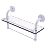 Remi Collection Gallery Glass Shelf with Towel Bar