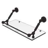 Waverly Place Floating Glass Shelf with Gallery Rail