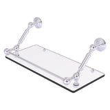 Waverly Place Floating Glass Shelf with Gallery Rail