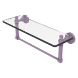 Waverly Place Collection Glass Vanity Shelf with Integrated Towel Bar