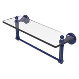 Waverly Place Collection Glass Vanity Shelf with Integrated Towel Bar