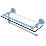 Waverly Place Collection Paper Towel Holder with Gallery Rail Glass Shelf