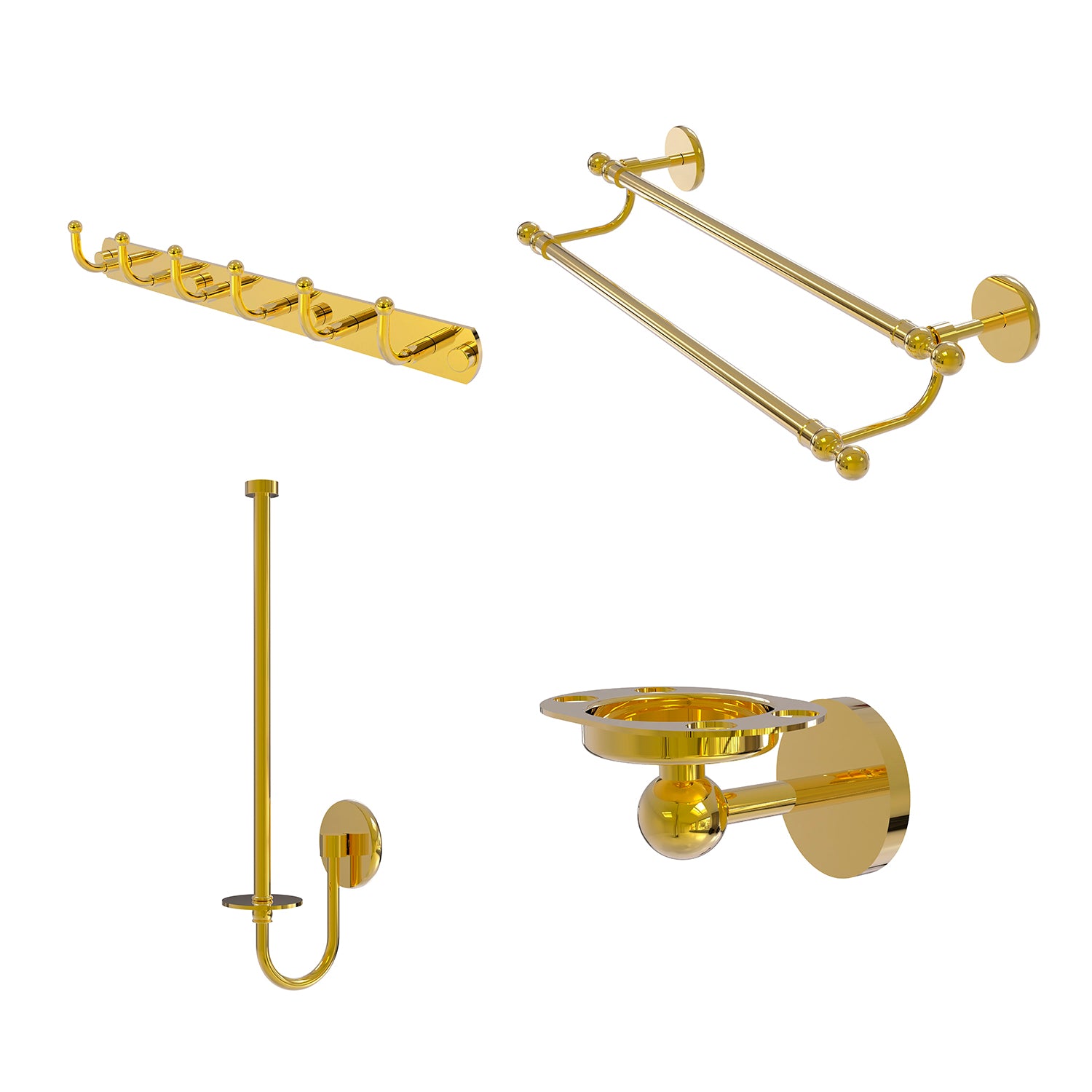 Skyline Collection 6 Position Tie and Belt Rack