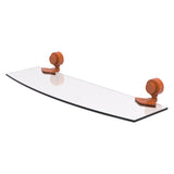Venus Collection Glass Shelf with Smooth Accents