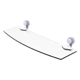 Venus Collection Glass Shelf with Twisted Accents