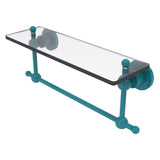 Astor Place Vanity Glass Shelf with Integrated Towel Bar