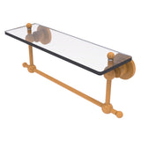 Astor Place Vanity Glass Shelf with Integrated Towel Bar