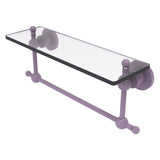 Astor Place Vanity Glass Shelf with Integrated Towel Bar